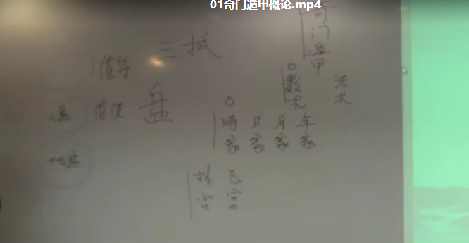 张岩客第五期奇门面授班视频，清晰度一般