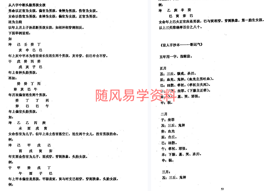 灵光子  盲派技法总集131页