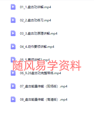 盘古功视频8集