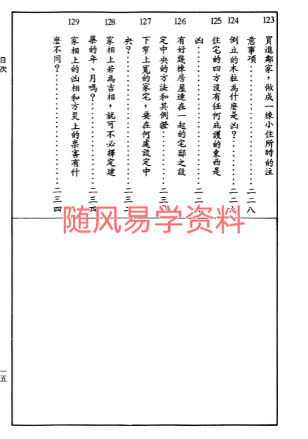 蔡闺   阳宅家相的吉凶判断 226页